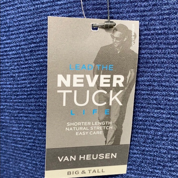 Van Heusen Never Tuck longsleeve pullover 2XLT NWT - Picture 5 of 5